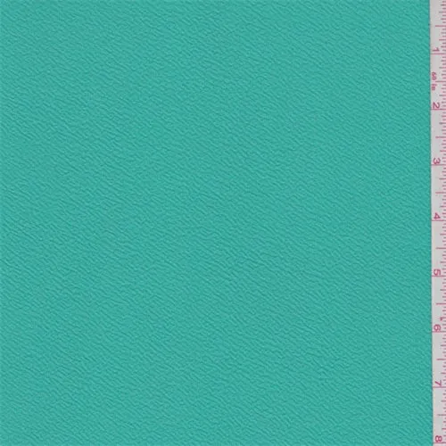 2 1/4 YD PC-Turquoise Green Crepe Look Jacquard Knit Fabric