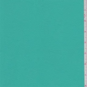 2 1/4 YD PC-Turquoise Green Crepe Look Jacquard Knit Fabric