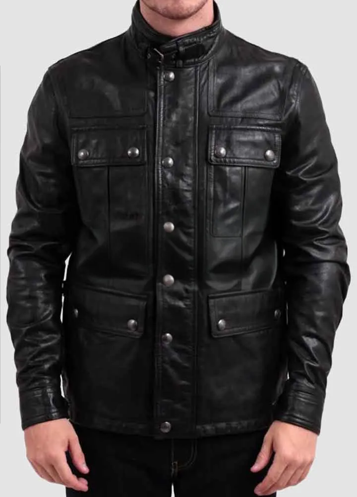 24 Live another Day Leather Jack Bauer Style Jacket by TJS