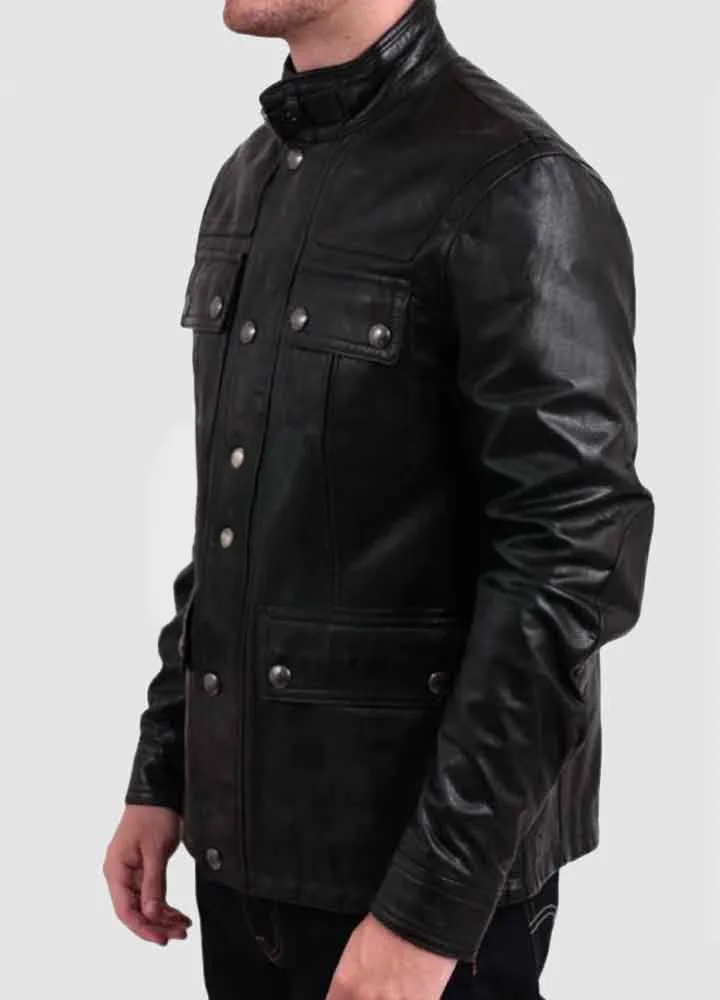 24 Live another Day Leather Jack Bauer Style Jacket by TJS