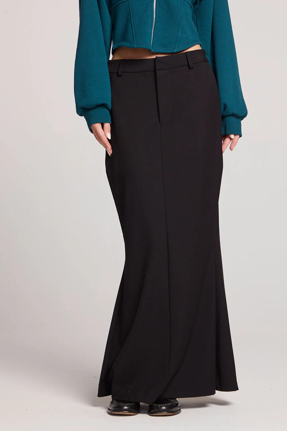 Alden Licorice Maxi Skirt