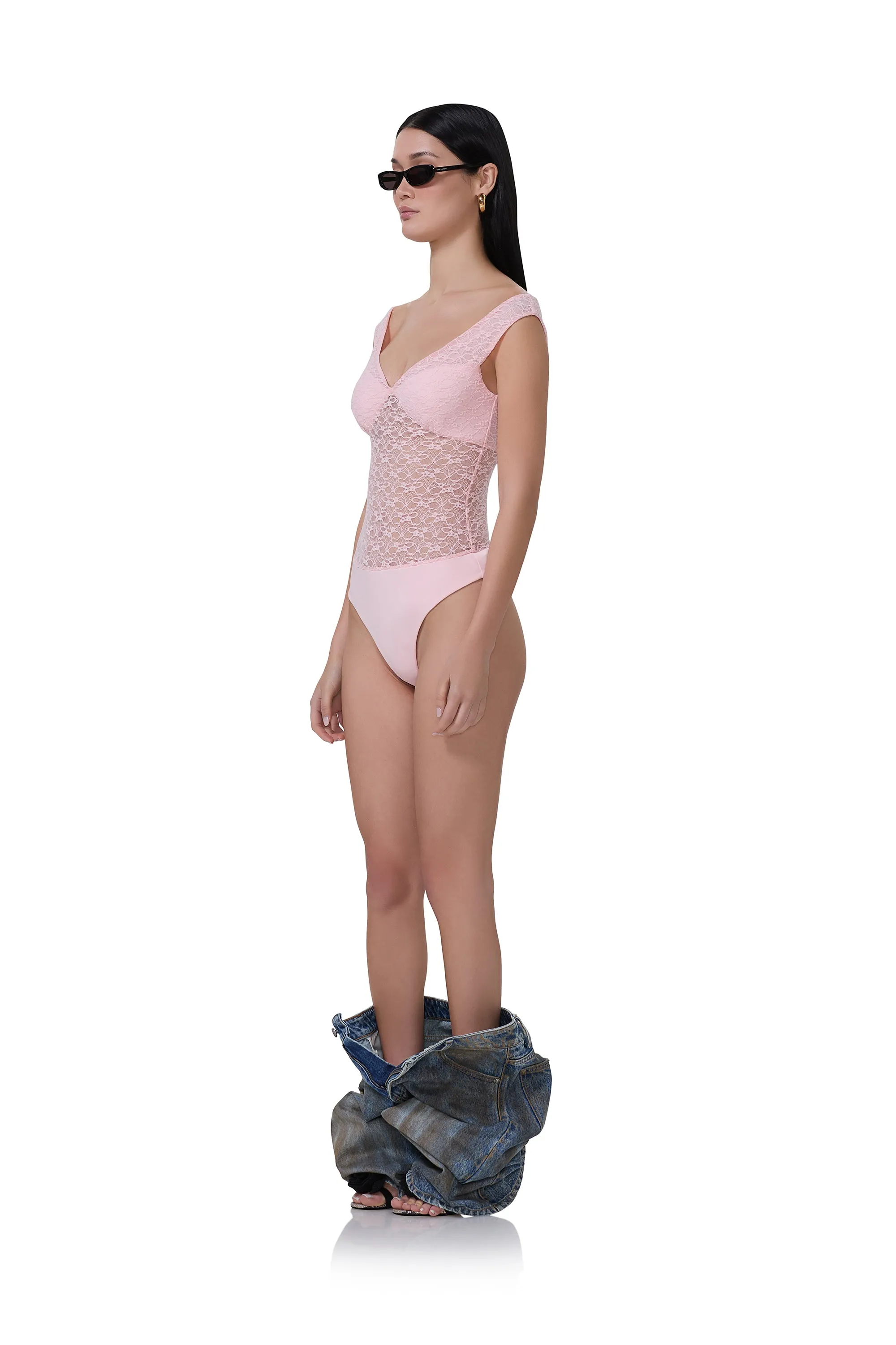 Alexis Bodysuit - Pinkesque