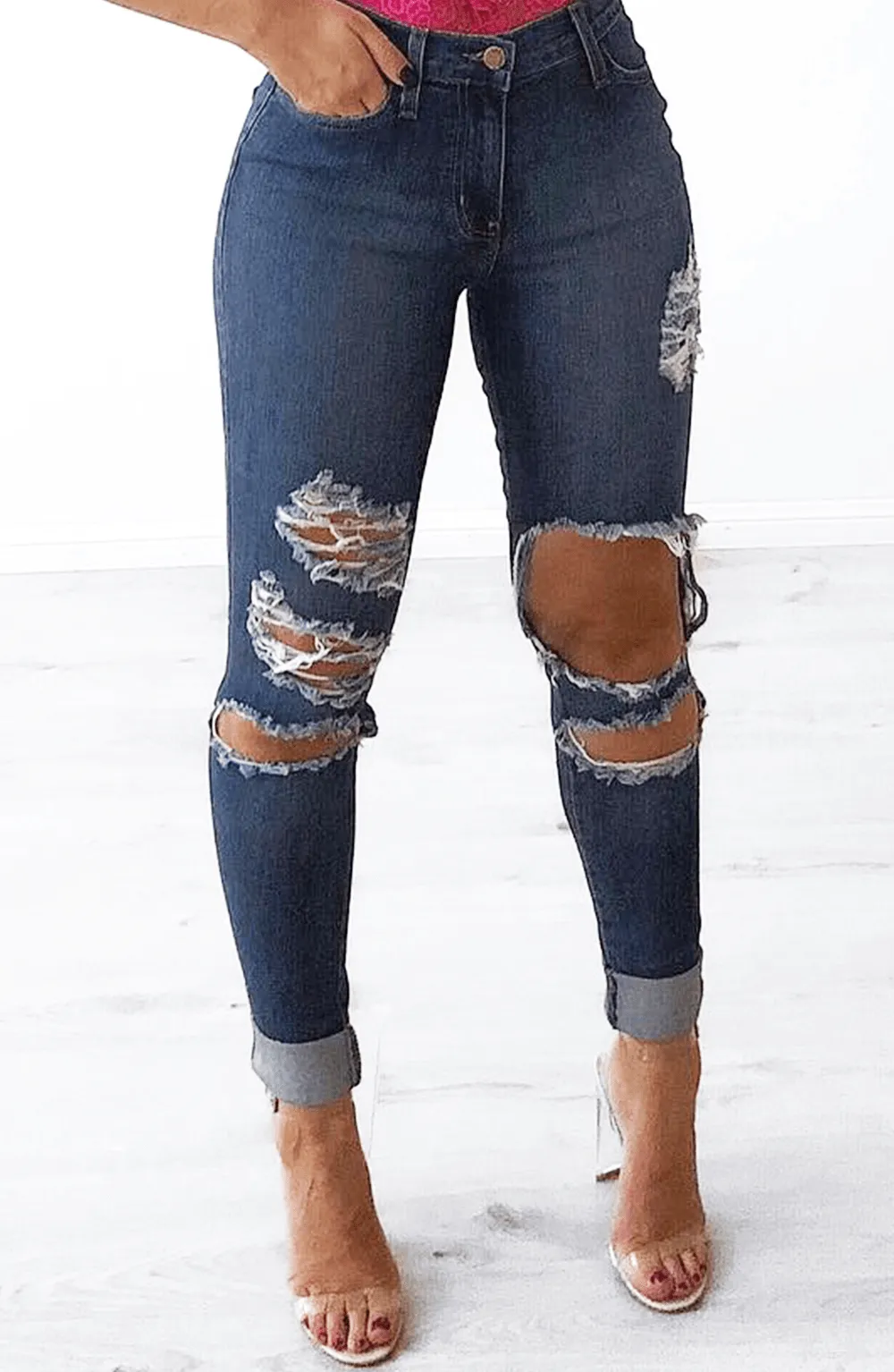 Amelia Jeans Graceful - Medium Blue