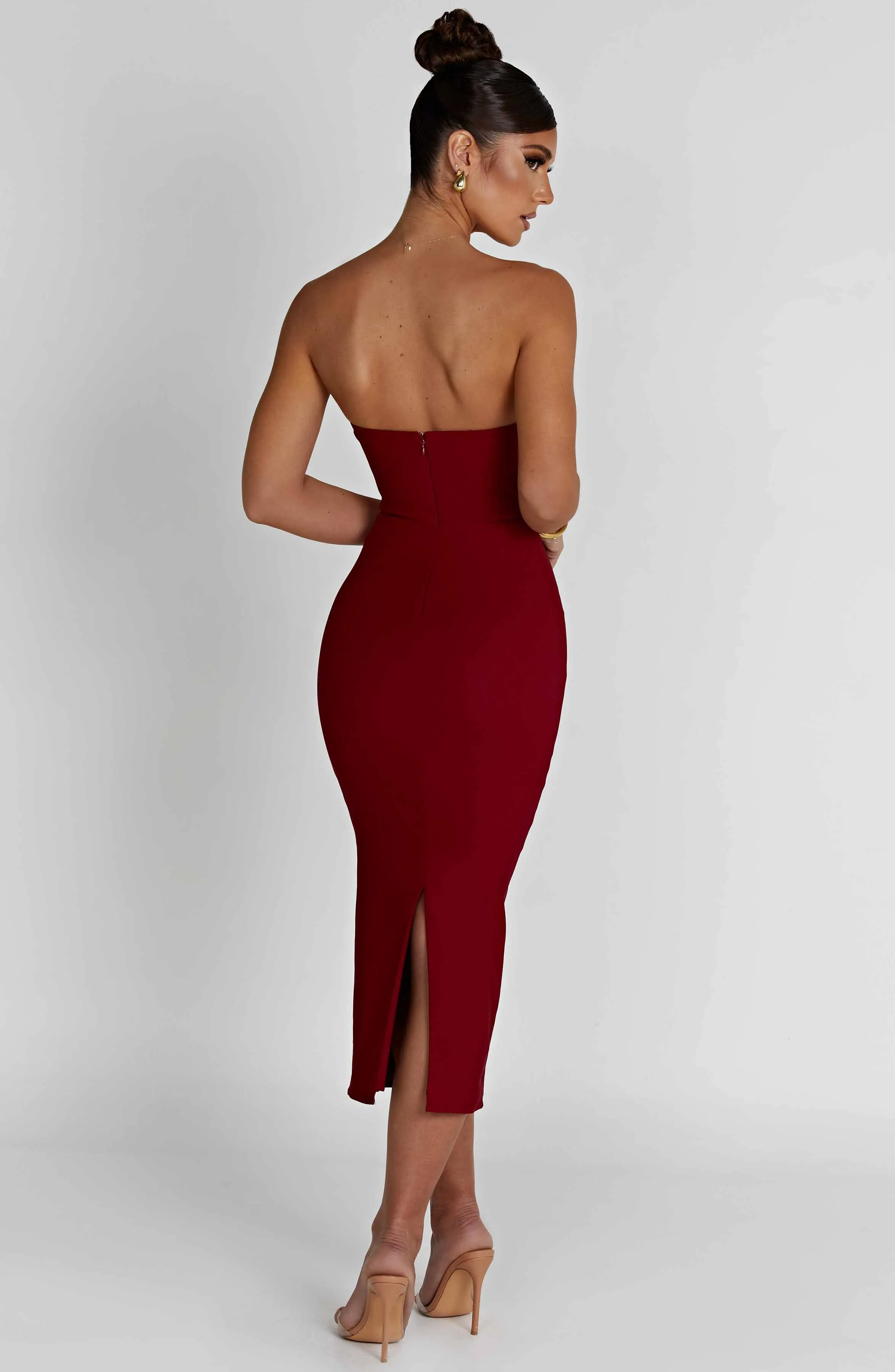 Amore Midi Dress - Red