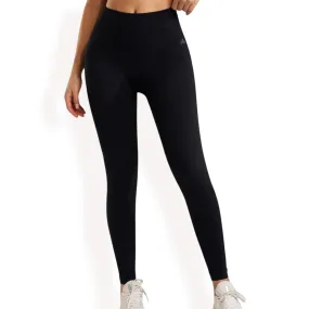 Anna-Kaci Women's High Waist Ribbed Seamless Leggings with Stretch Compression Fit