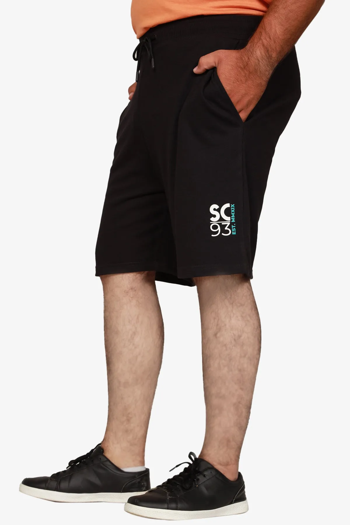 Basic Black SC93 Shorts (Plus Size) - S22 - MSH027P