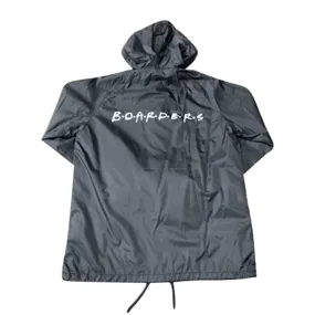 Boarders The Cast Coaches Jacket with Nylon Hoodie - Black