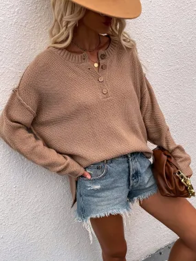 Casual Always Cozy Knit Sweater