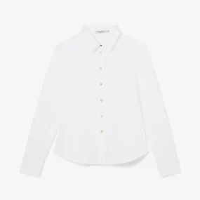 Clemens Flex Shirt - Knit Poplin :: White