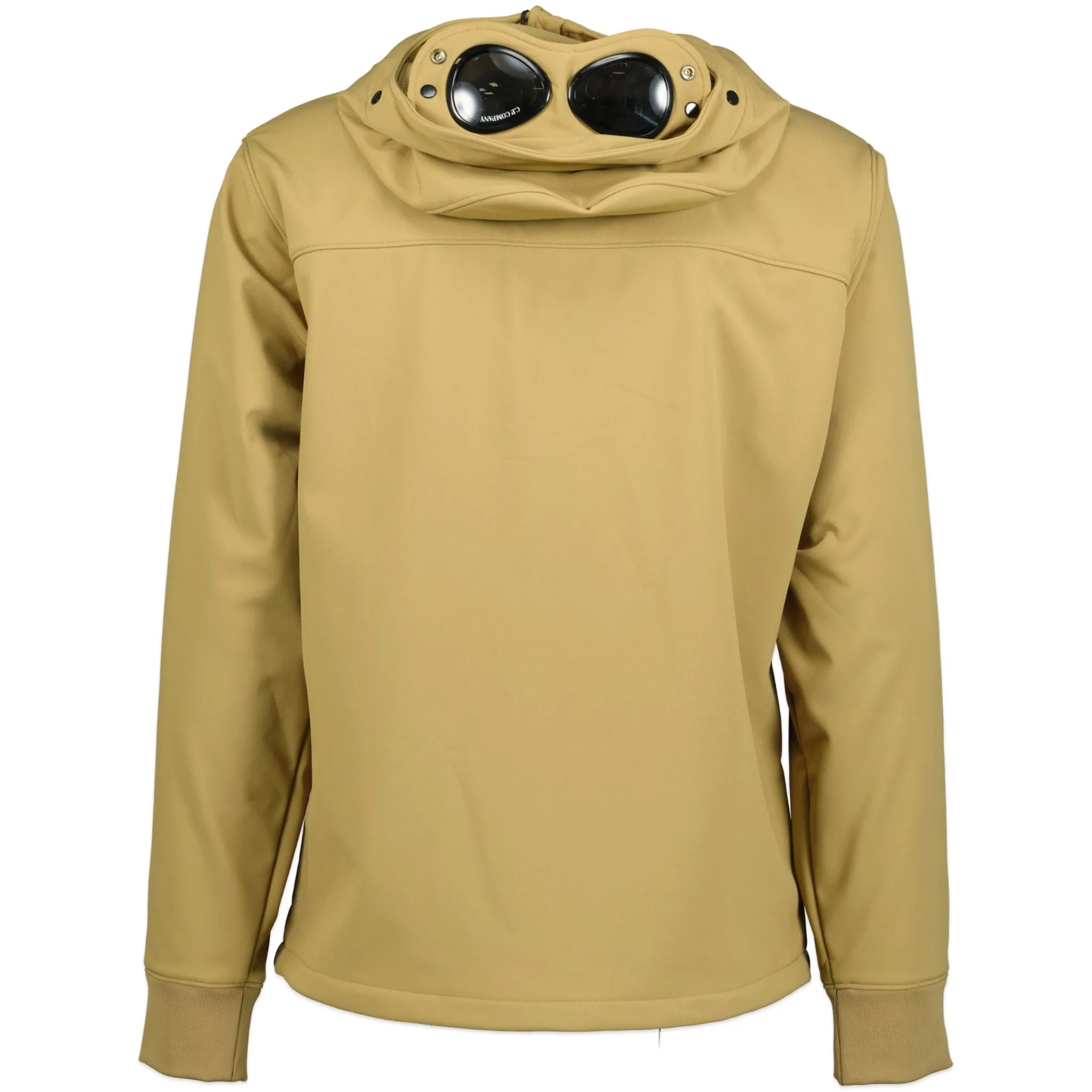 CP COMPANY Softshell Goggle Hood Jacket Sand