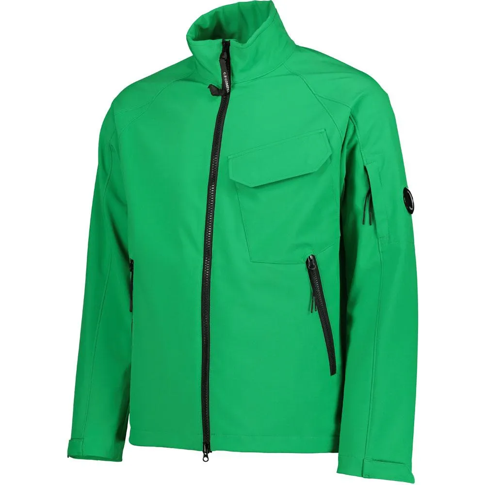 CP COMPANY Softshell Lens Jacket Jellybean Green