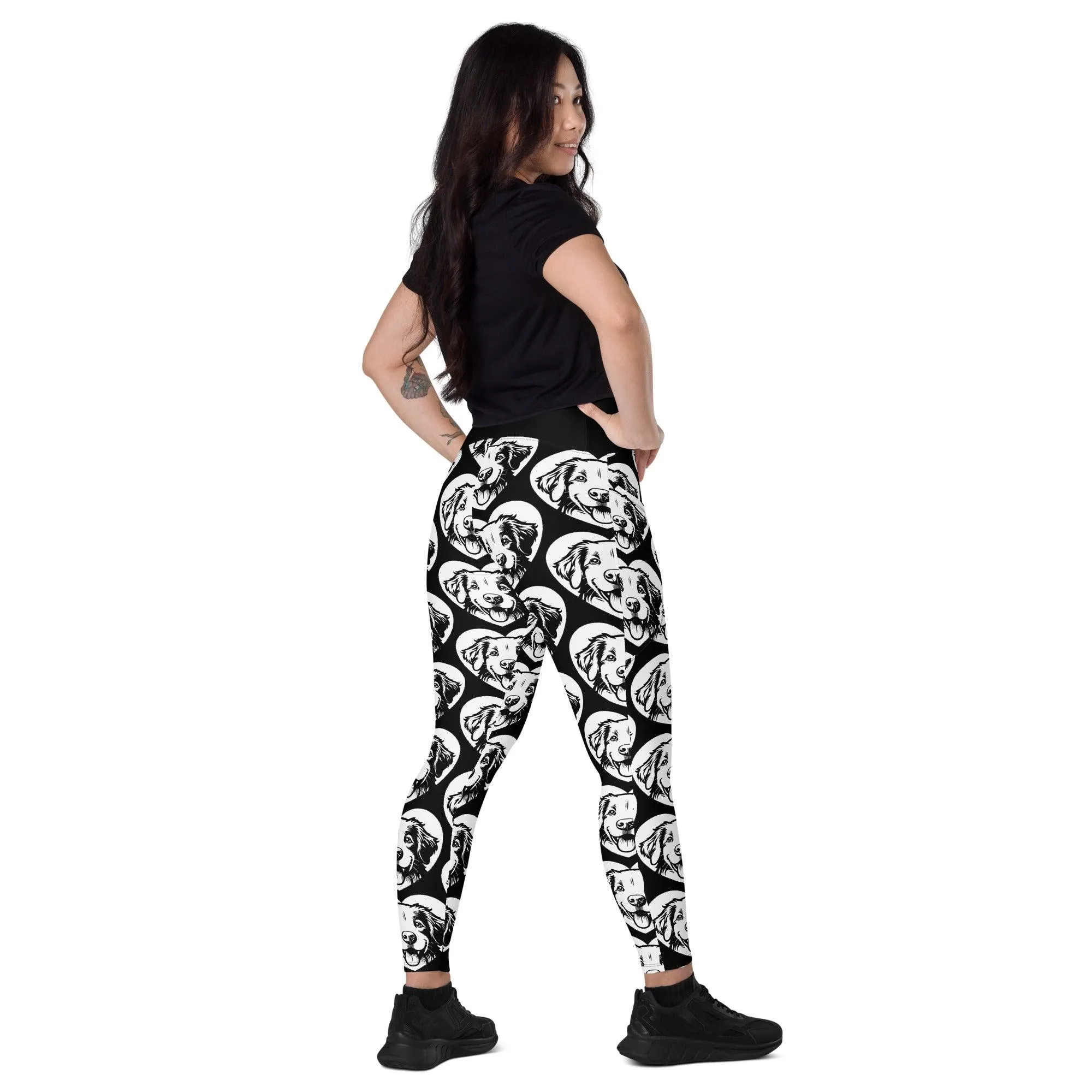 DOG BREED LEGGINGS with pockets - NOVA SCOTIA DUCK TOLLING RETRIEVER - HERTTAHOUND