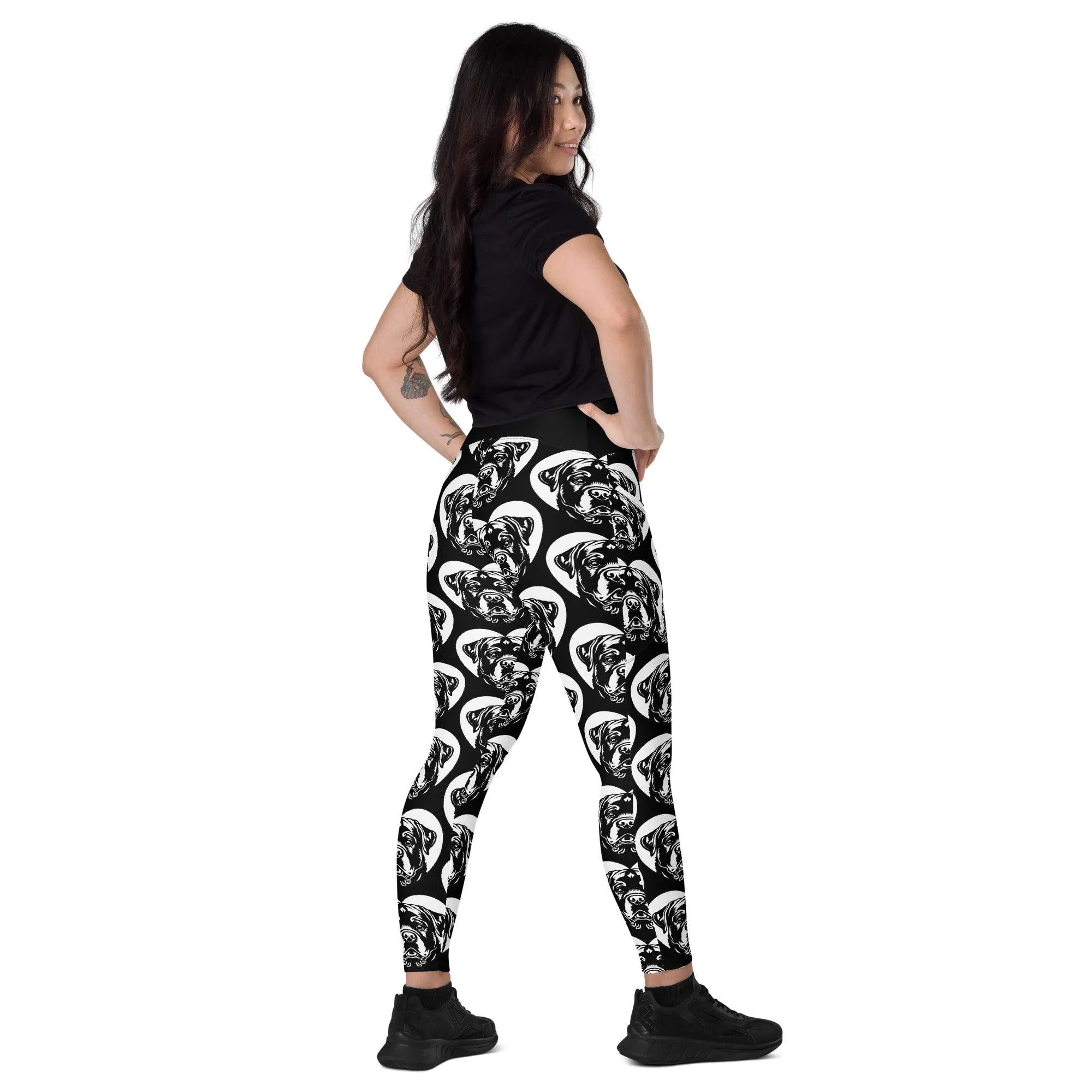 DOG BREED LEGGINGS with pockets - ROTTWEILER - HERTTAHOUND