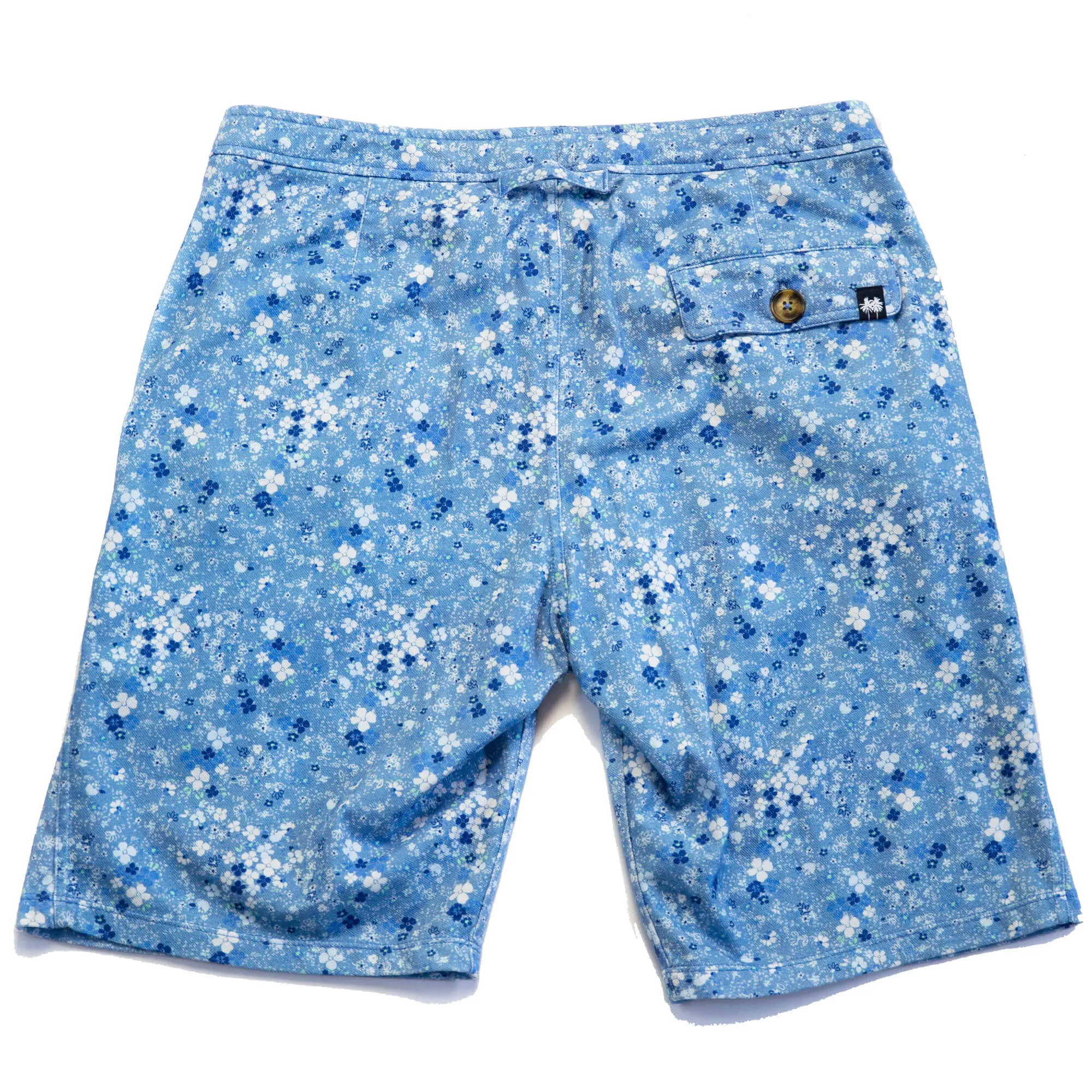 Eagle Printed Pique Shorts