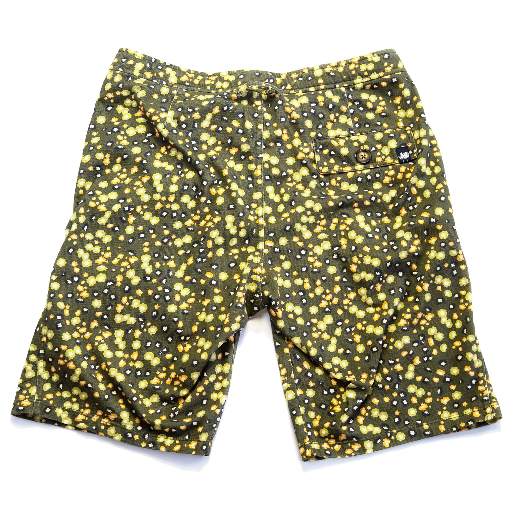 Eagle Printed Pique Shorts