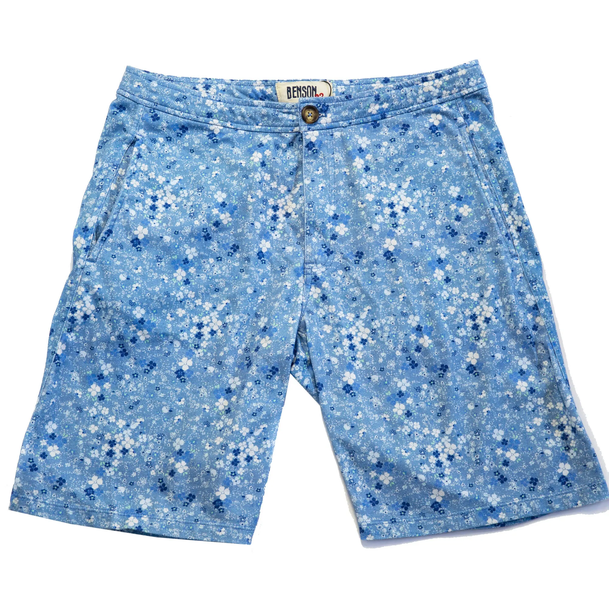 Eagle Printed Pique Shorts