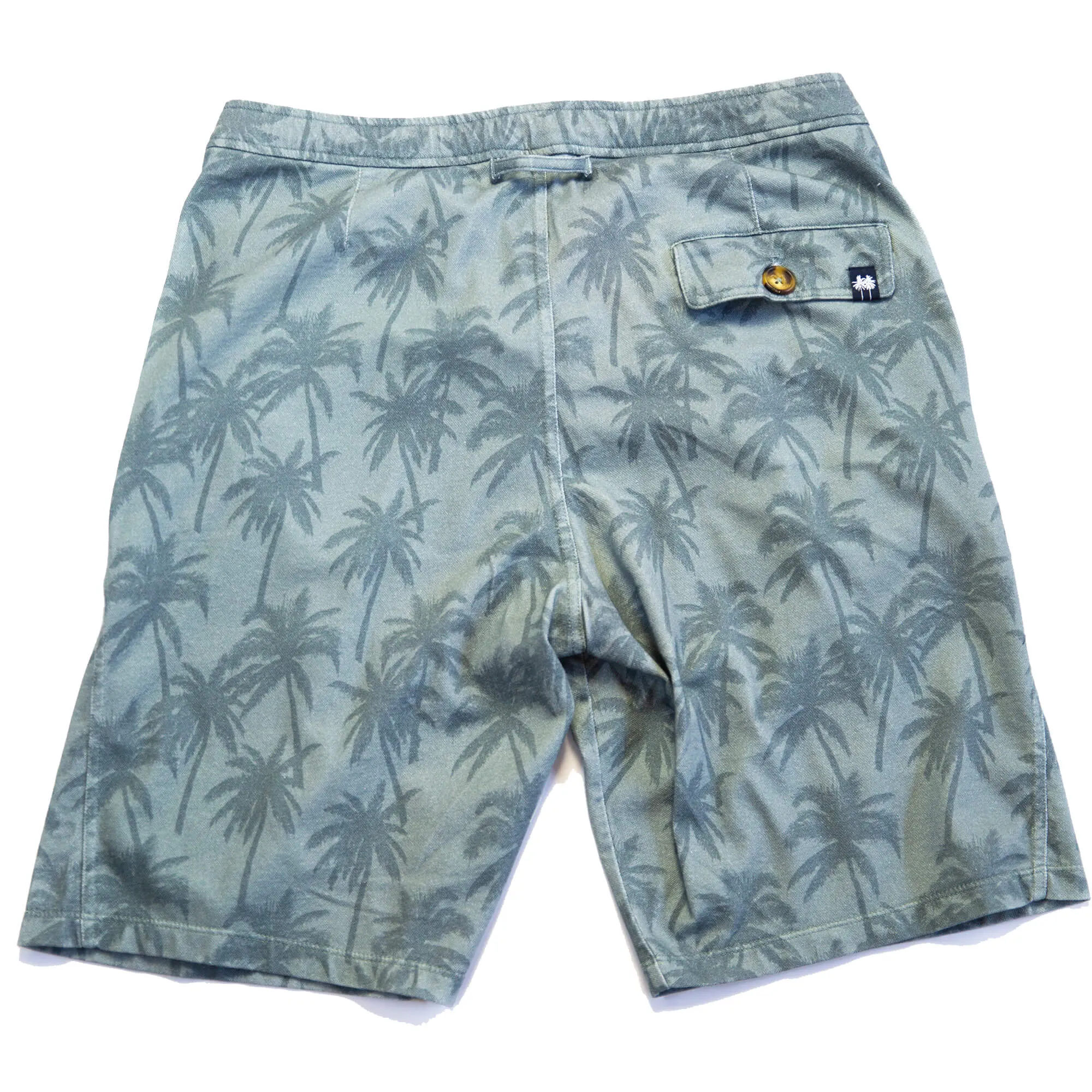 Eagle Printed Pique Shorts