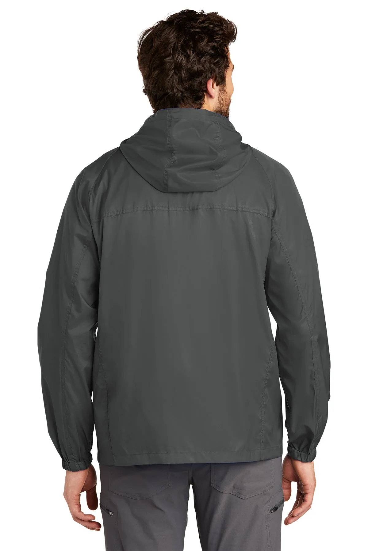 Eddie Bauer Custom Packable Wind Jackets, Grey Steel