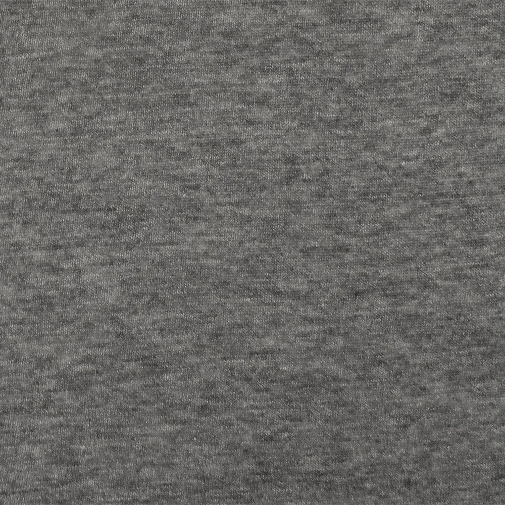 Heather Shadow Gray-White Stretch Rayon Jersey Knit Fabric