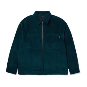 Huf Two Tone Corduroy Zip Shacket - Sycamore