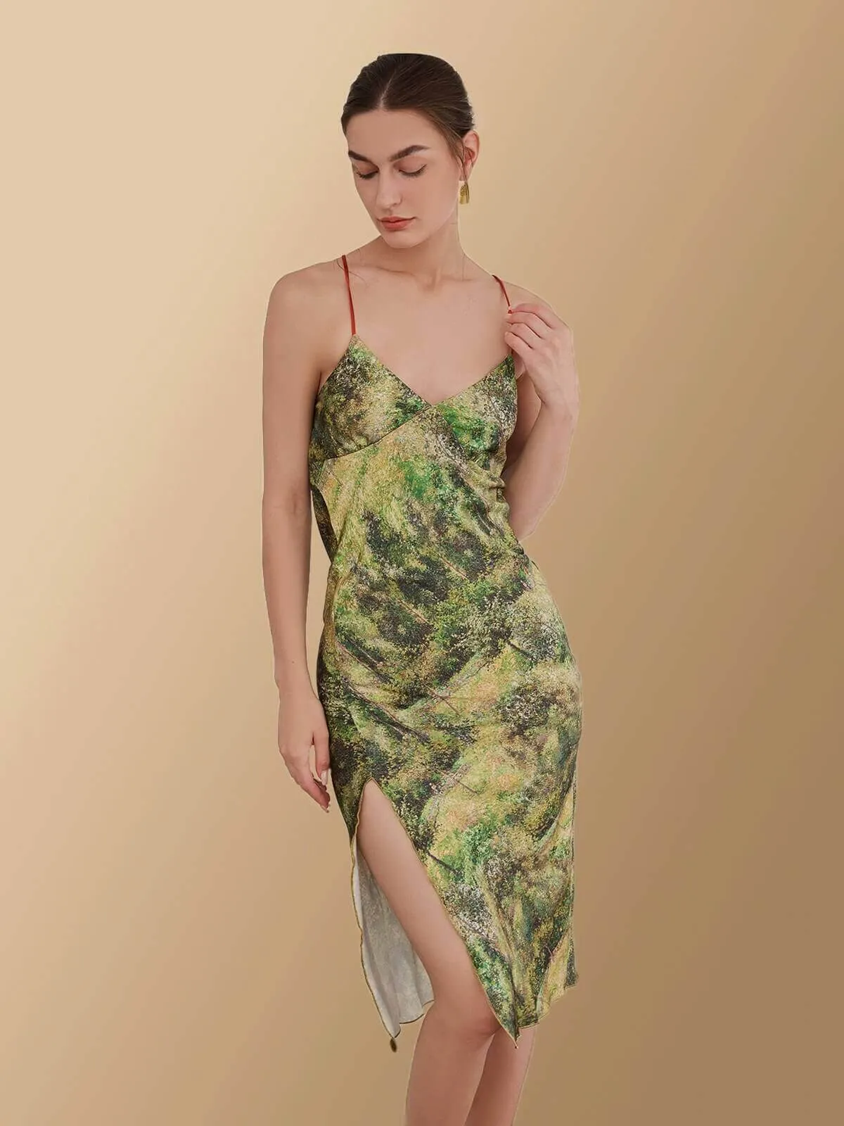 Impressionist Art Slip Dress