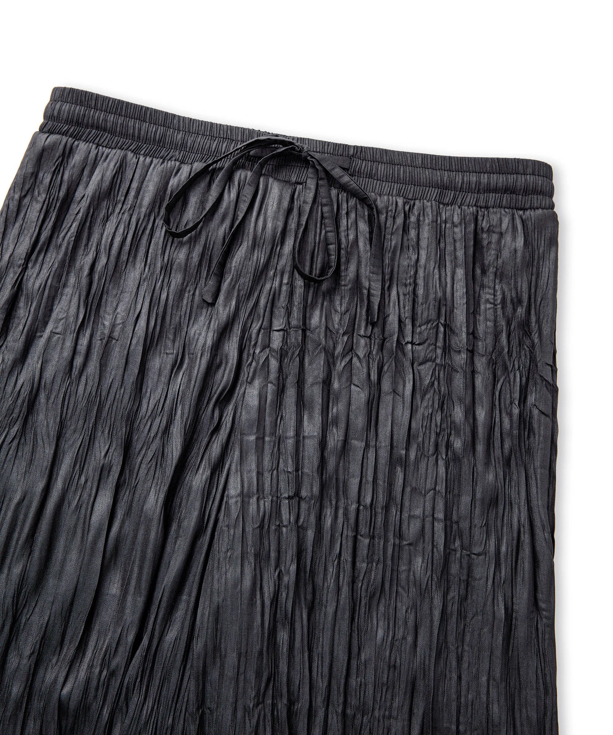 Ipekyol Leather Look Textured Trousers Black