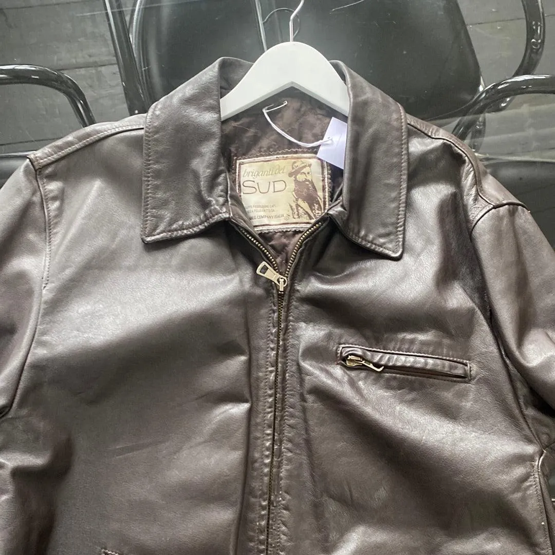 Italian Vintage Leather Jacket - L/XL