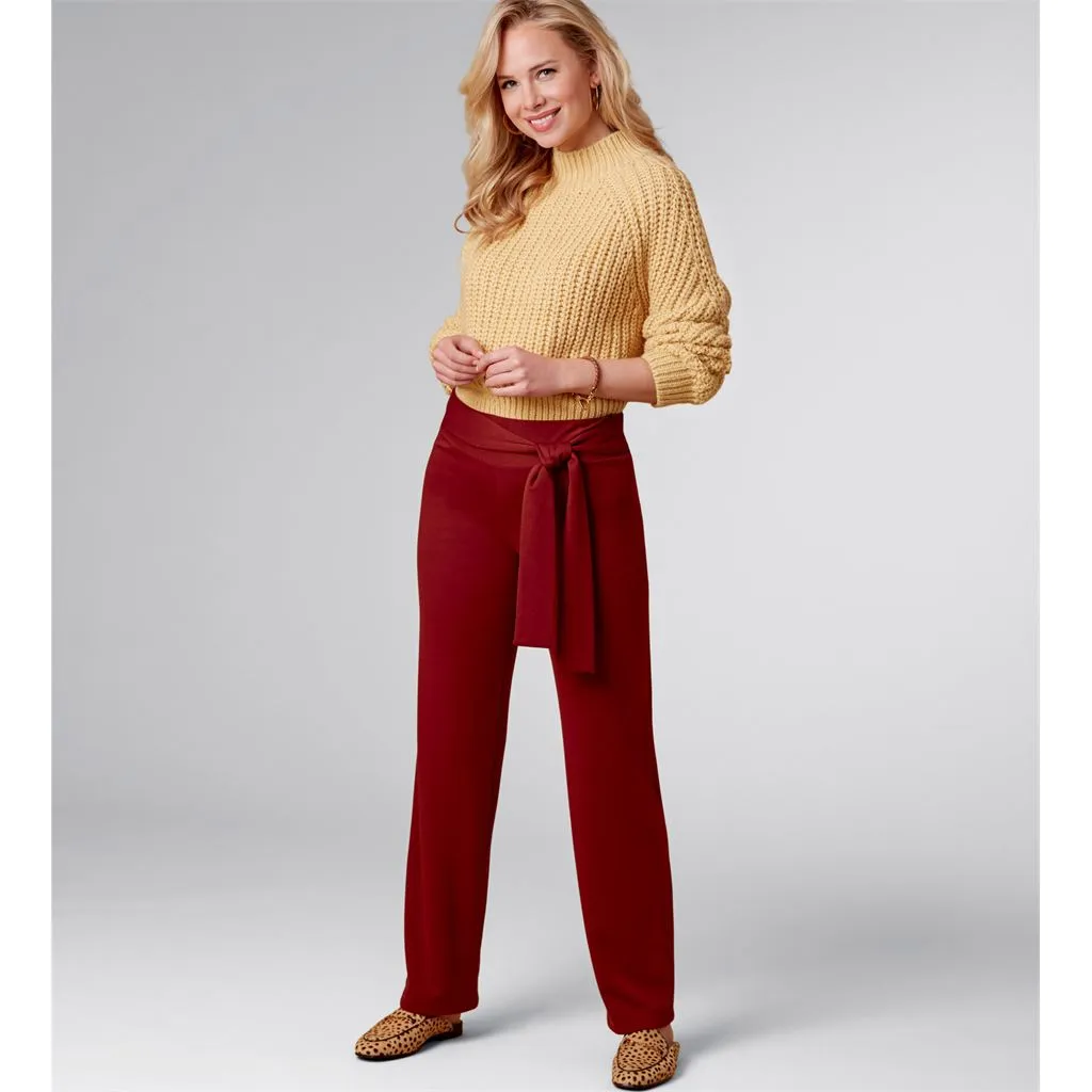 New Look Sewing Pattern N6709 Misses' Knits Only Pants and Skirt