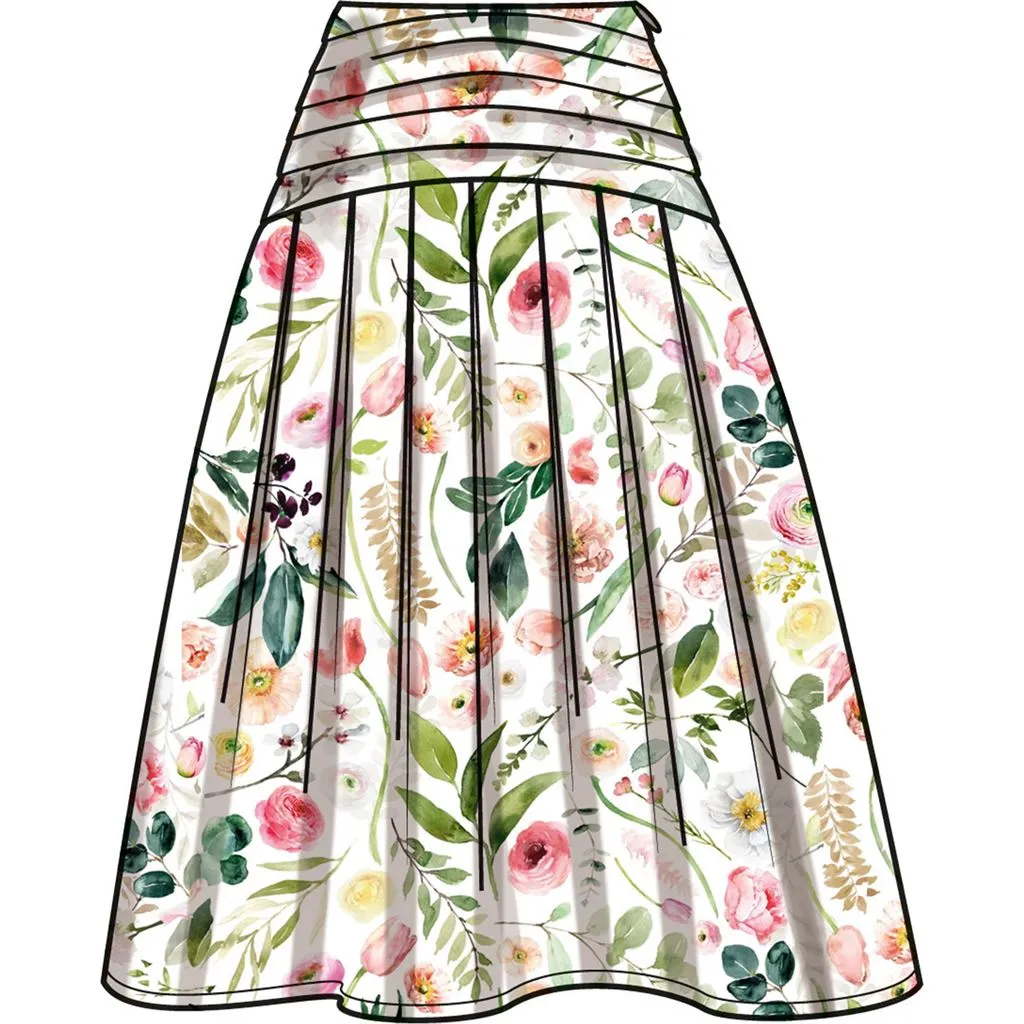 New Look Sewing Pattern N6744 Misses' Skirt