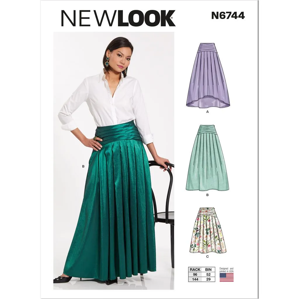 New Look Sewing Pattern N6744 Misses' Skirt