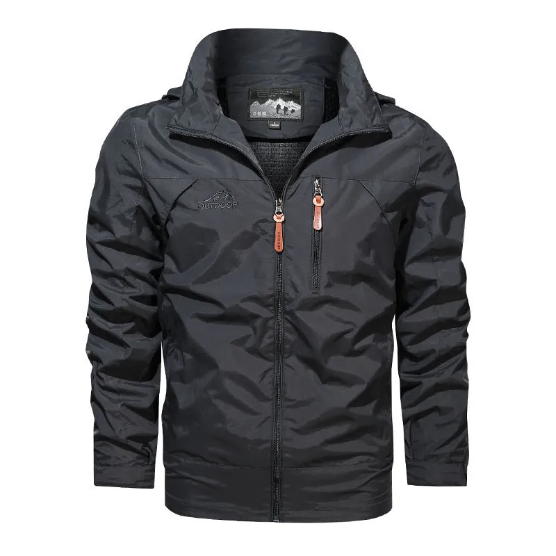 New Style Plus Size Men's Outdoor Hooded Jackets