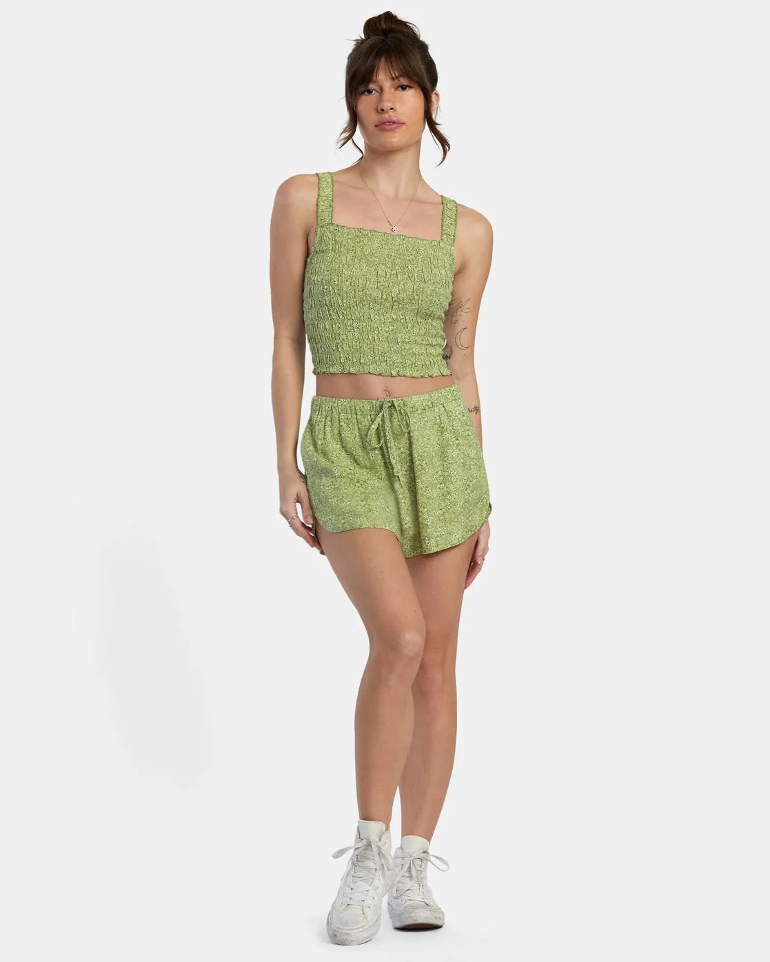 New Yume Drawcord Shorts - Fern