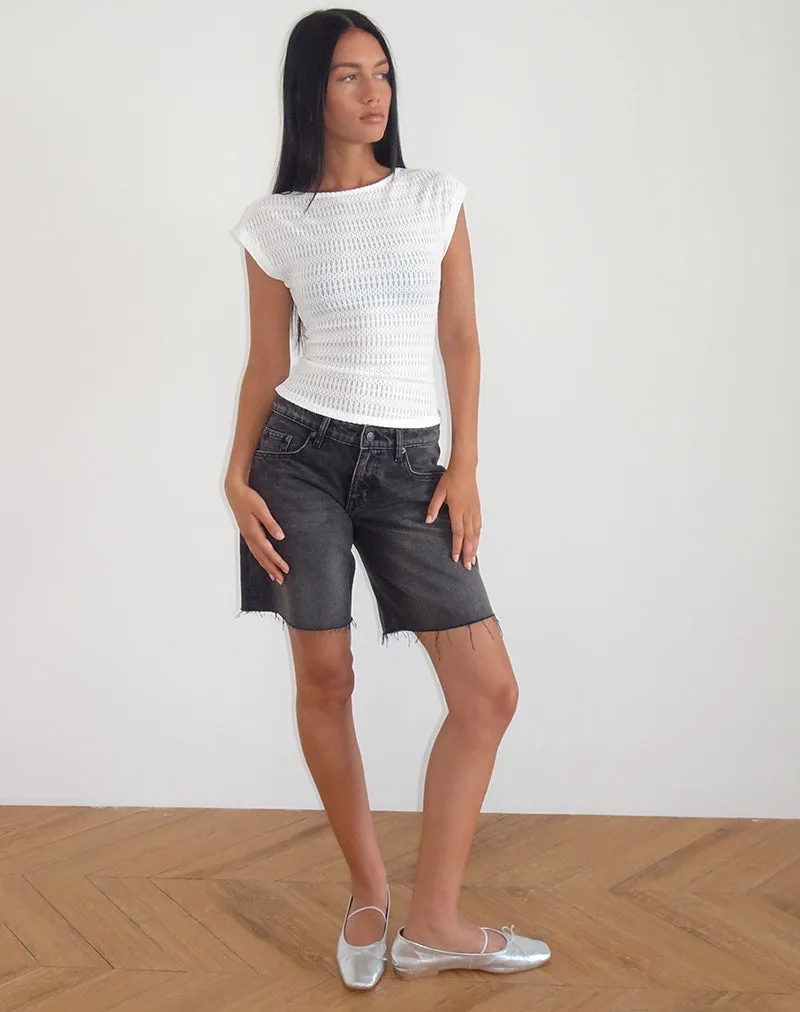 Nova Top in Textured White