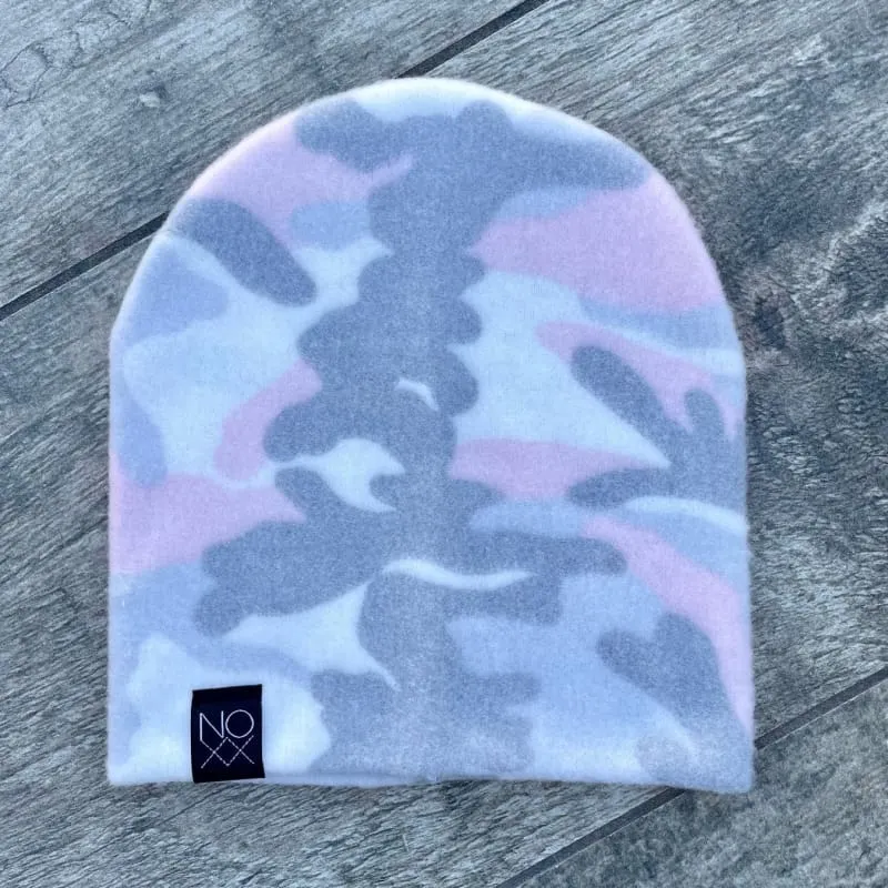 Pink Camo | Cozy Sweater Knit Beanie (Newborn/Infant Only)