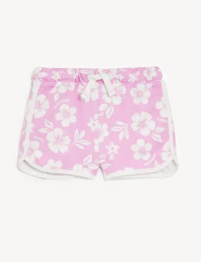 Pure Cotton Tropical Print Shorts