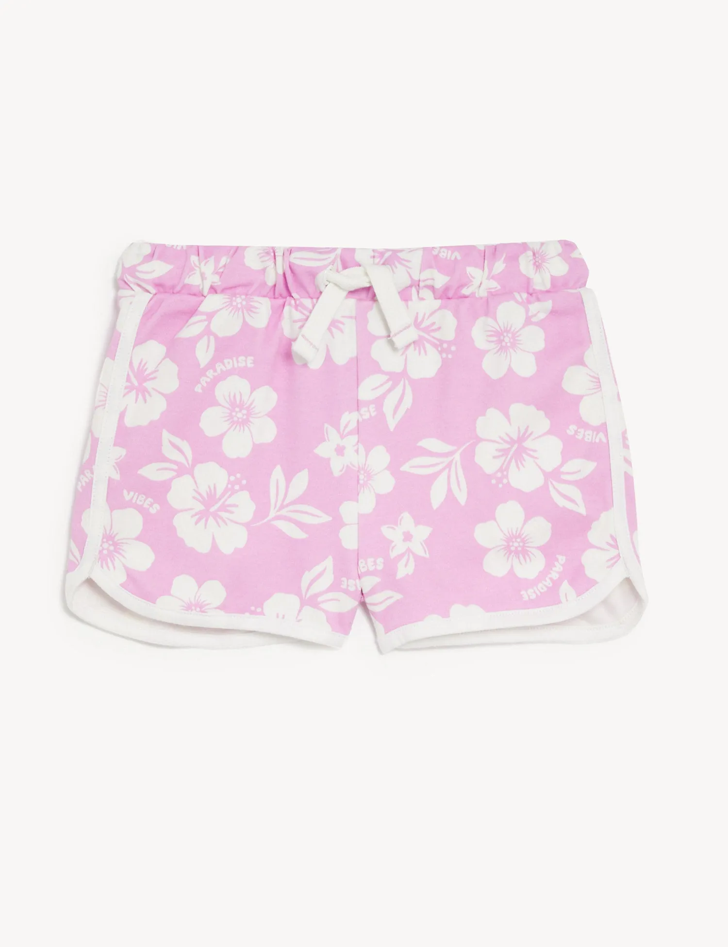 Pure Cotton Tropical Print Shorts