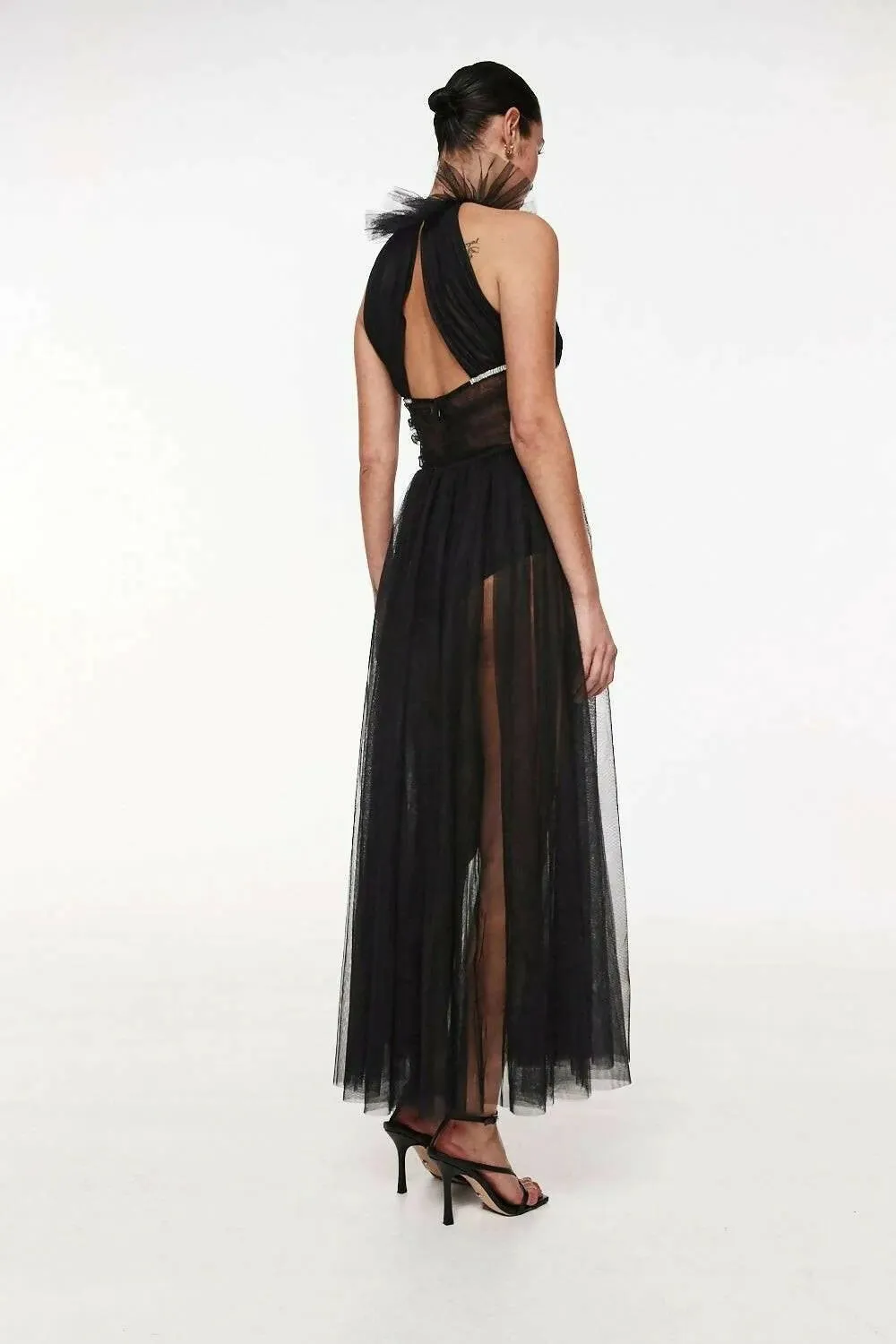 Rachel Gilbert Lou Gown Black Size AU 12