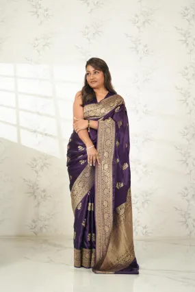 Regal Purple Elegance Saree