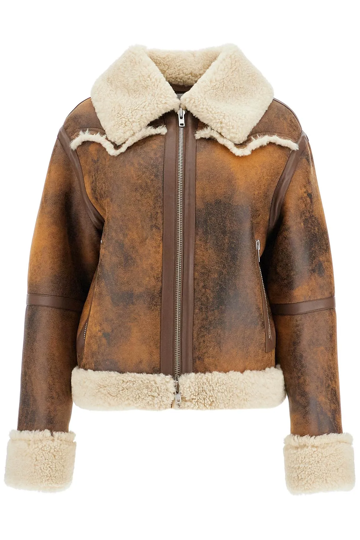 Stand Studio Lessie Faux Shearling Jacket