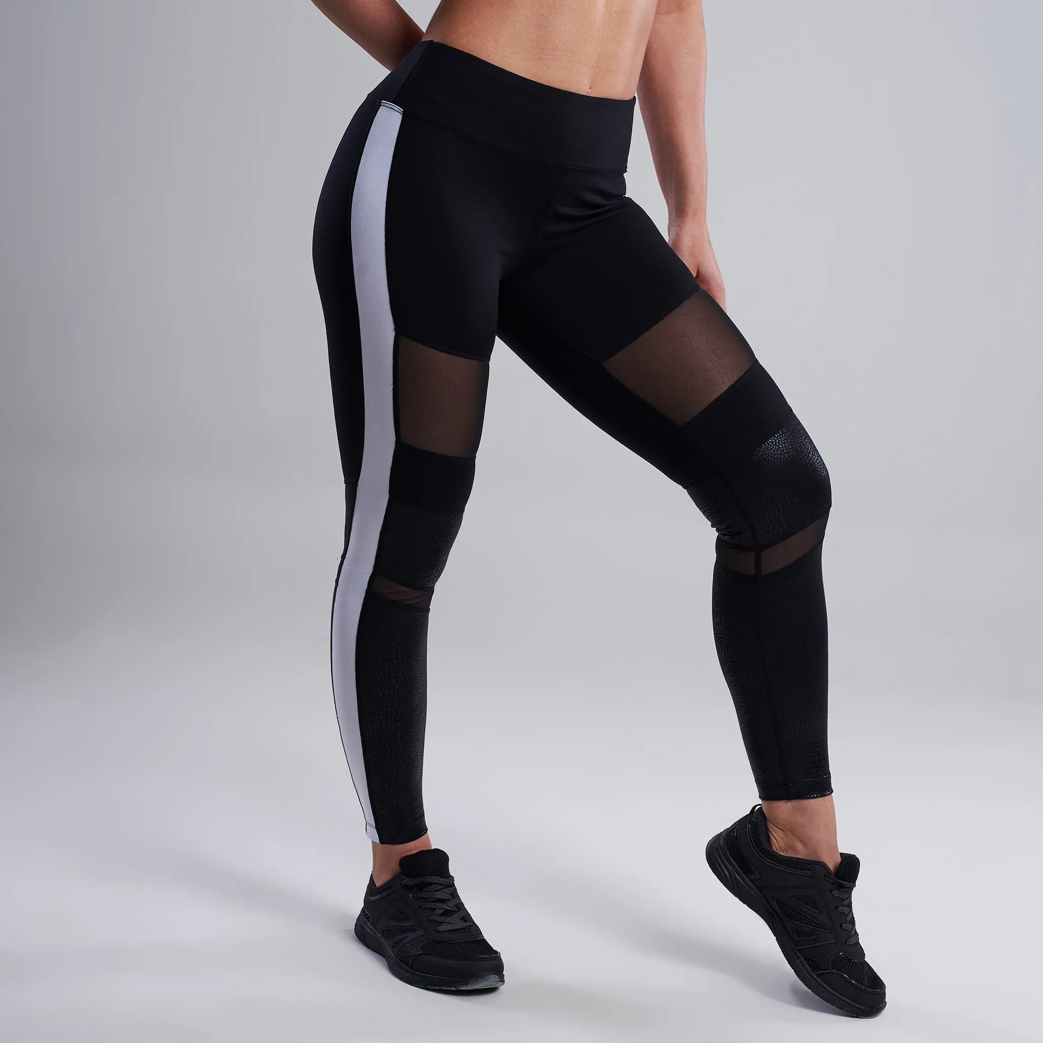 Suki Mesh Leggings in Black