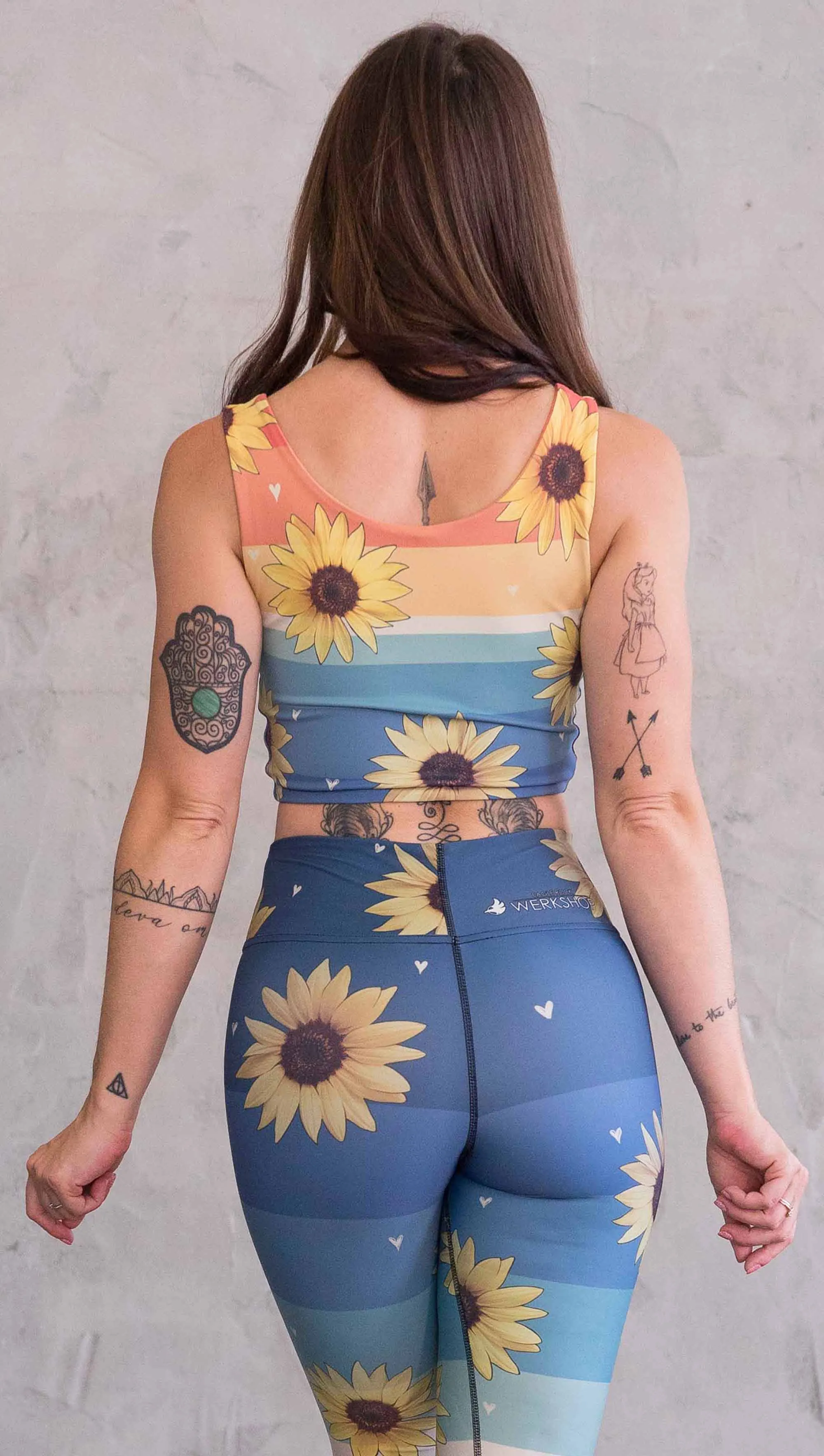 Sunflowers and Rainbow Top - Reversible