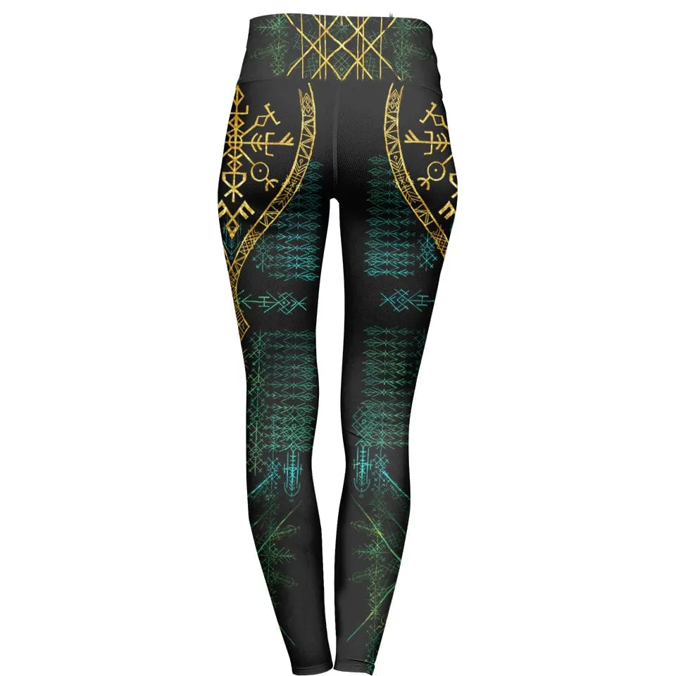 Web of Fate High Waisted Leggings - Limited