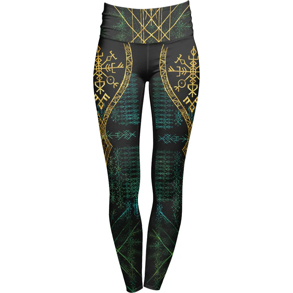 Web of Fate High Waisted Leggings - Limited