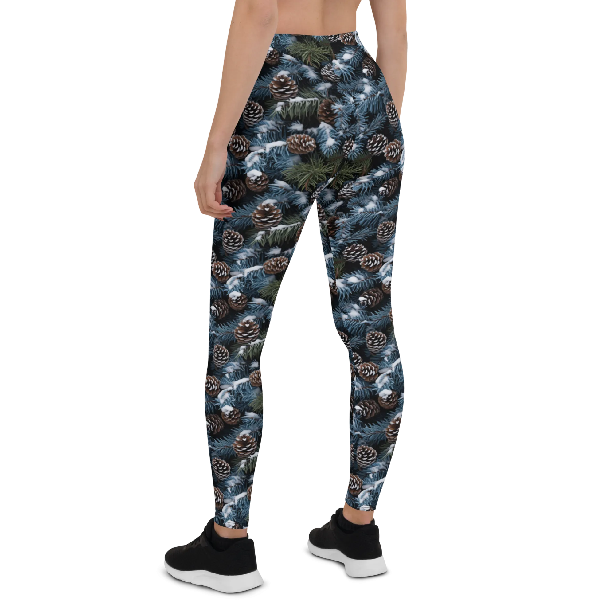 Winter Pine Cone Leggings